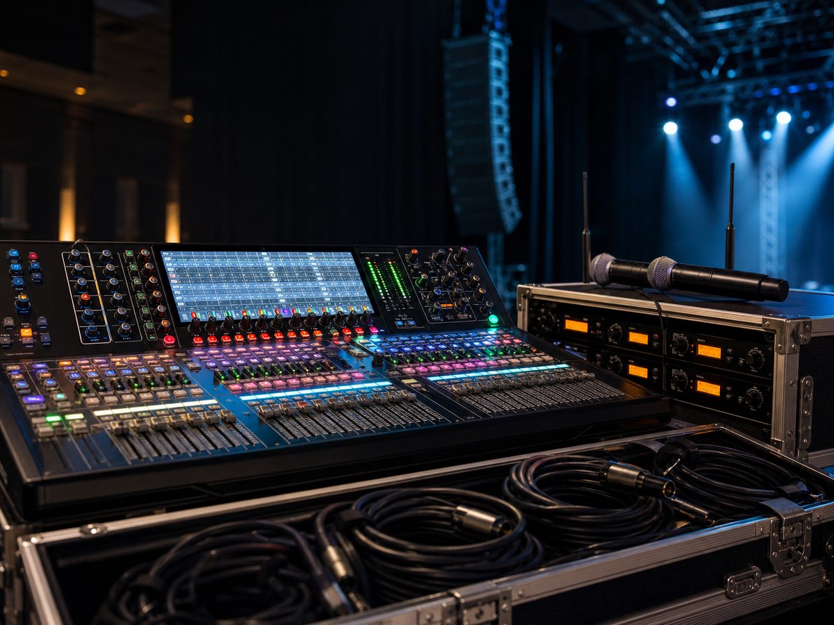 Digital audio console